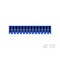 Te Connectivity Board Connector, 14 Contact(S), 1 Row(S), Female, 0.1 Inch Pitch, Idc Terminal, Locking, Blue 4-644043-4 - alternate 2